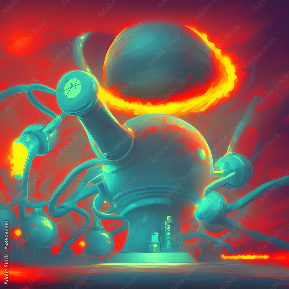 Fototapeta premium alien planet earth