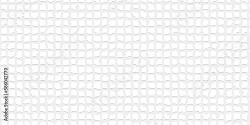 White mosque tile geomatric pattern stone marble background texture. white seamless patter for kitchen backsplash, bathroom wall, shower. ceramic vector texture.