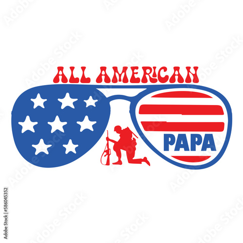 all american papa svg