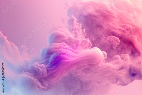 Colorful smoke, abstract background, wallpaper. Color bomb. Printable image. High quality. Generative AI