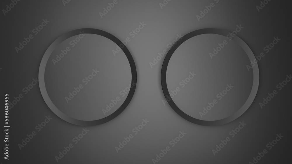 Random sized black circle bowl shaped background wallpaper banner pattern with copy space as an abstract 3d-illustration and rendering Random sized black circle bowl shaped background wallpaper banner pattern with copy space as an abstract 3d-illustration and rendering