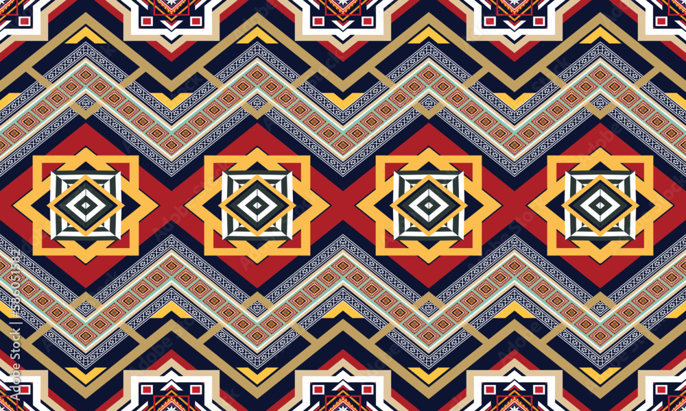 Geometric ethnic oriental seamless pattern traditional Design for background,fabric,wrapping,clothing,wallpaper,Batik,carpet,embroidery style. Geometric ethnic oriental seamless pattern traditional Design for background,fabric,wrapping,clothing,wallpaper,Batik,carpet,embroidery style.