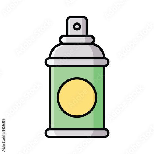 paint spray icon vector design template in white background