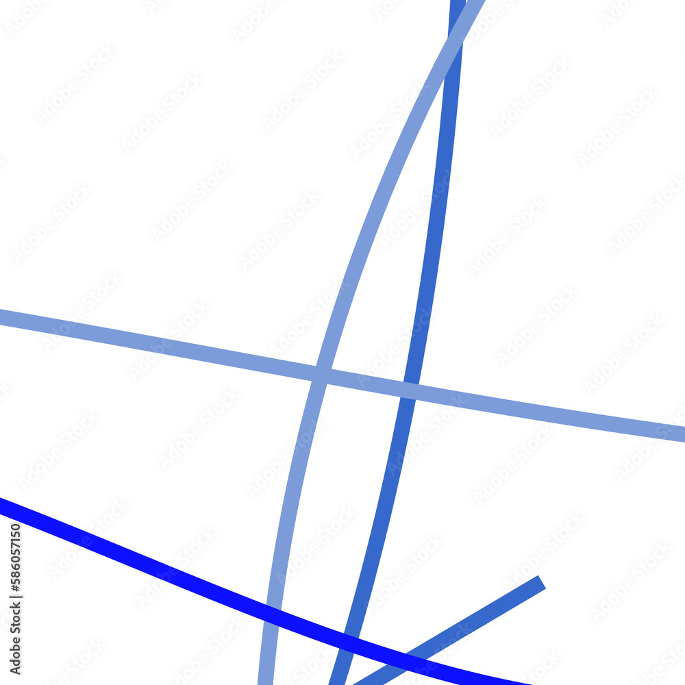 Blue Minimal Graphic Lines