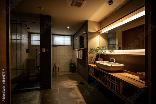 bathroom interior Generative AI