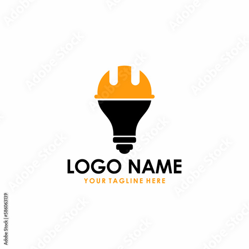 construction, contractor, vector, icon, technology, design, house, light, 