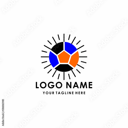 ball logo illustration vector illustration