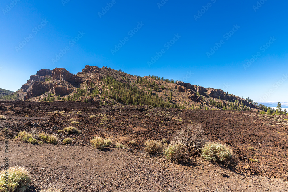 Blick zum Roques del Cedro am Mirador de las Narices del Teide Blick zum Roques del Cedro am Mirador de las Narices del Teide