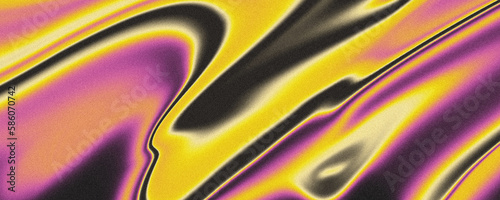 Pink and yellow liquid gradient grainy texture
