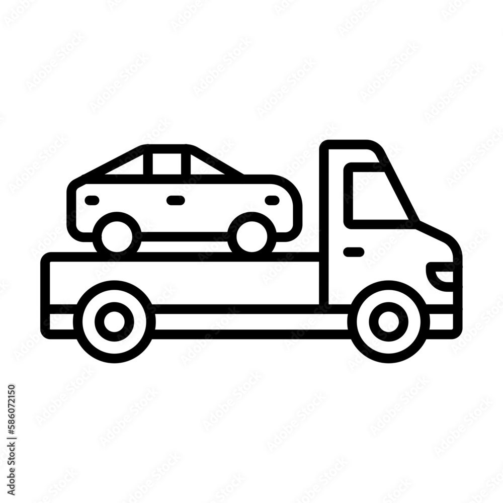 Car Towing Icon