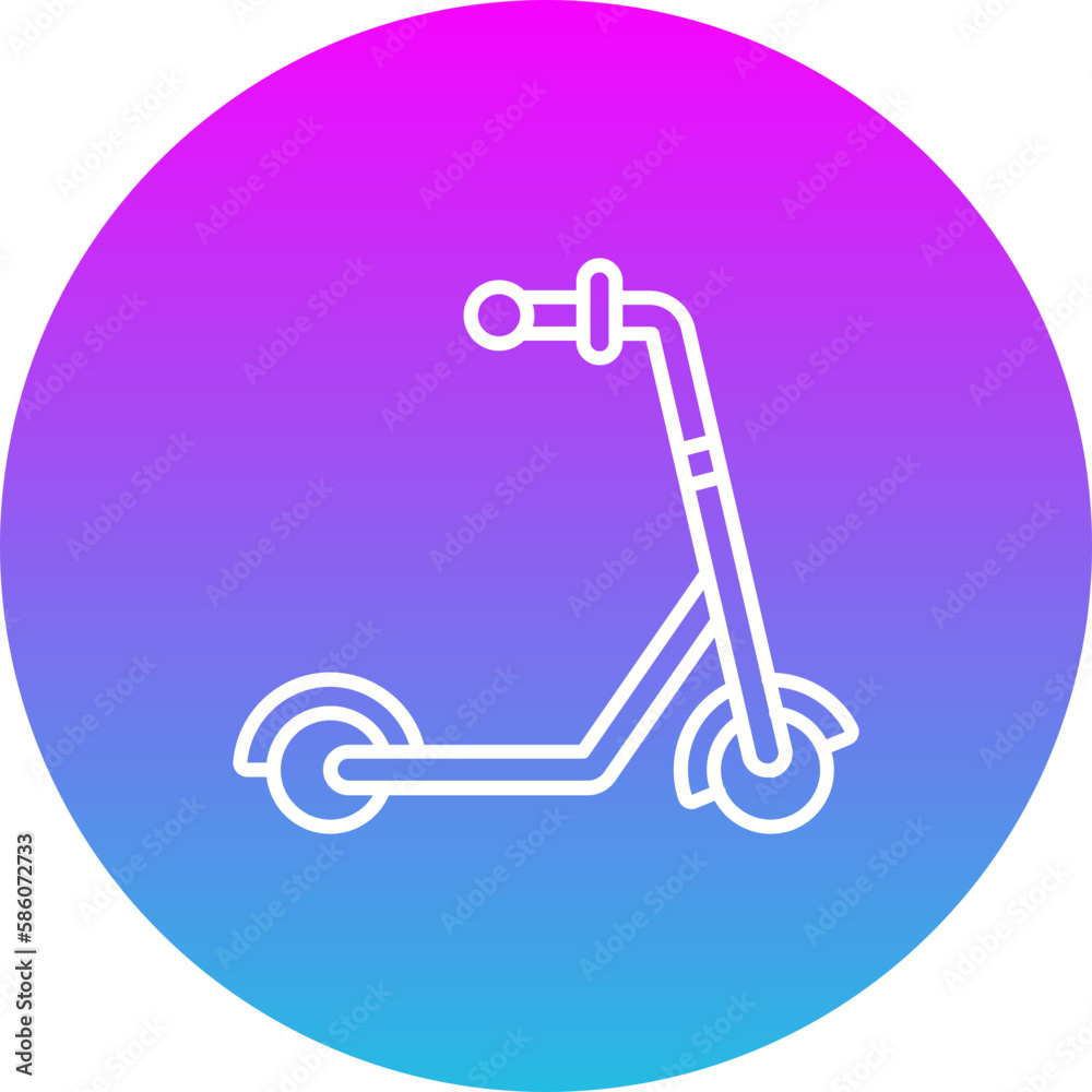 Kick Scooter Icon Kick Scooter Icon