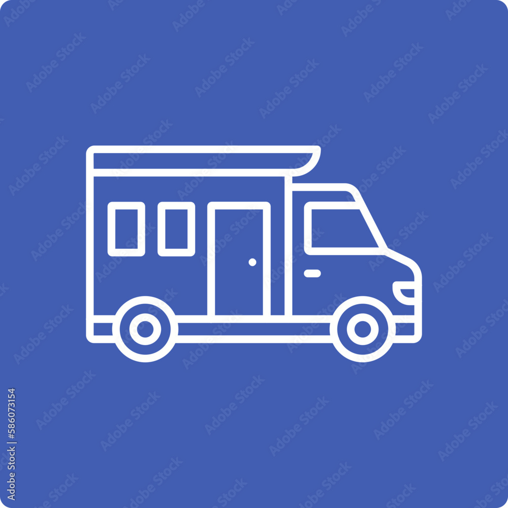 Camper Van Icon Camper Van Icon