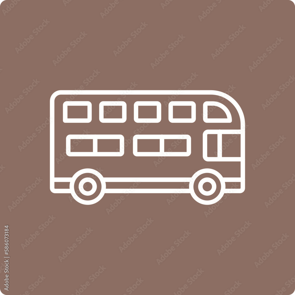 Double Decker Icon Double Decker Icon