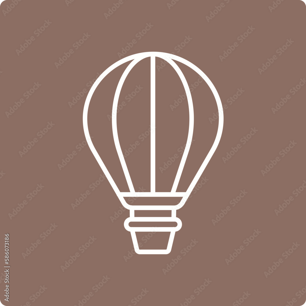 Hot Air Balloon Icon Hot Air Balloon Icon