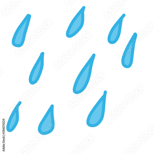 Water Drop illustration, Rain Drop Logo