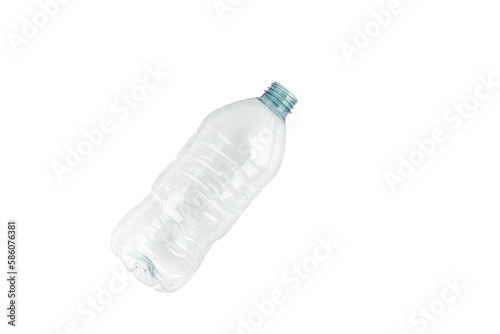 Plastic bottle of water isolated on white background