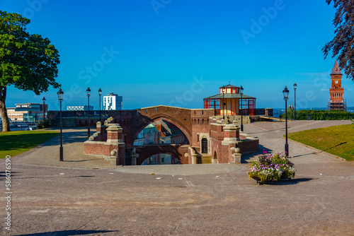 Terrace Stairs in Swedish town Helsingborg photo