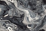 stylish and modern black and white marble background created with Generative AI technology