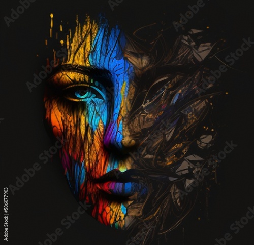 portrait of a person t-shirt