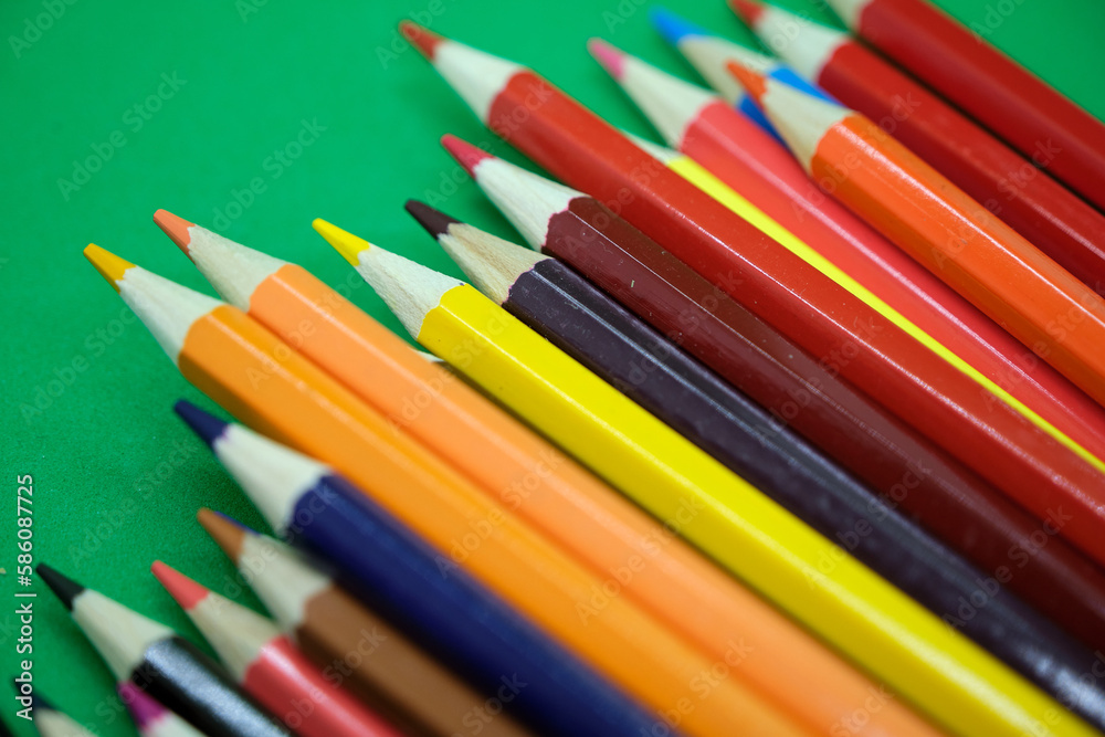 pencils isolated on white background pencils isolated on white background