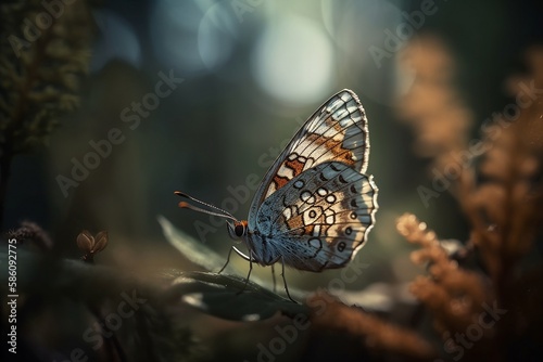 butterfly on a tree