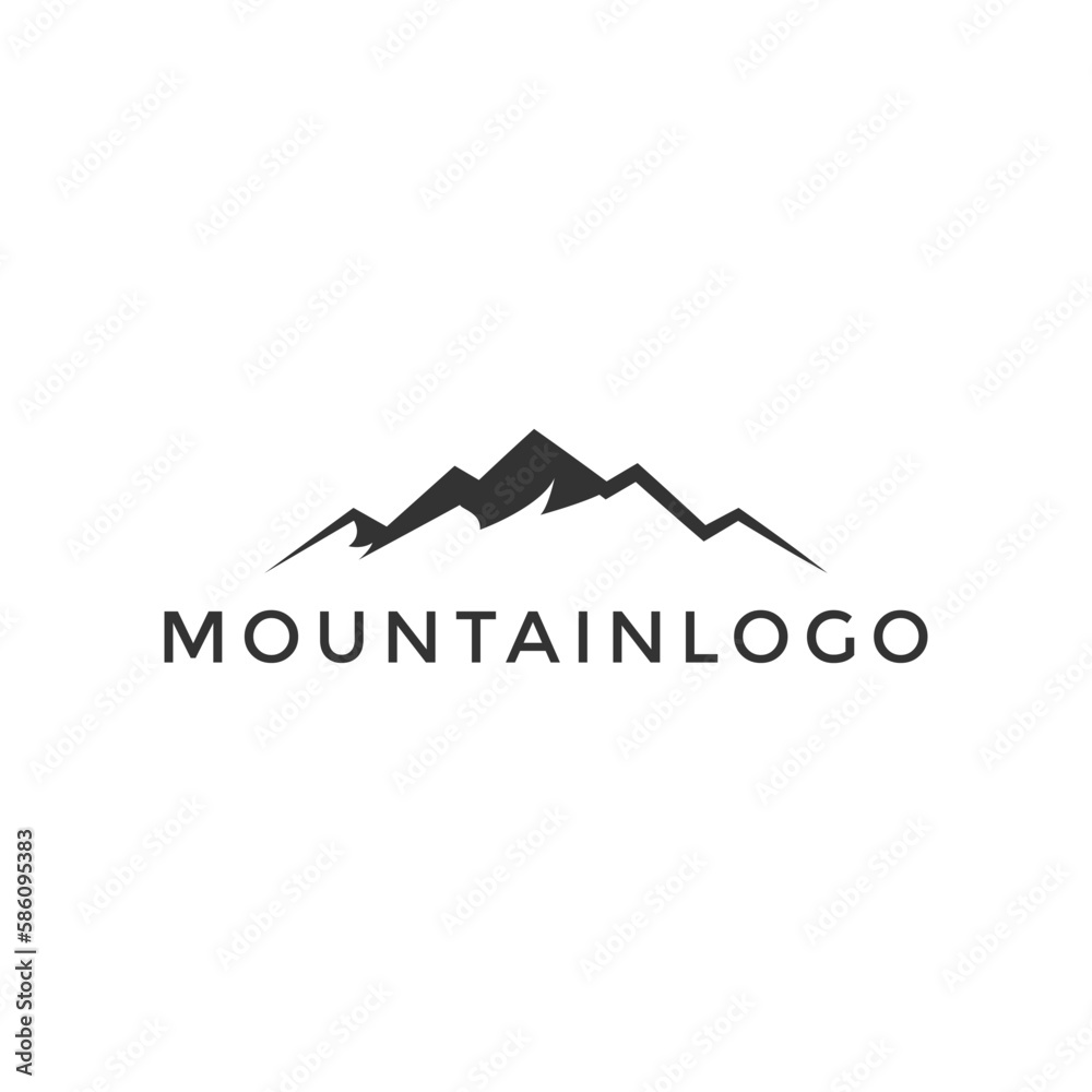 mountain logo design symbol vector template mountain logo design symbol vector template