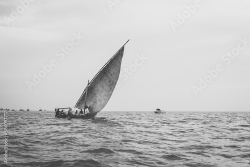 Old boat in Zanzibar