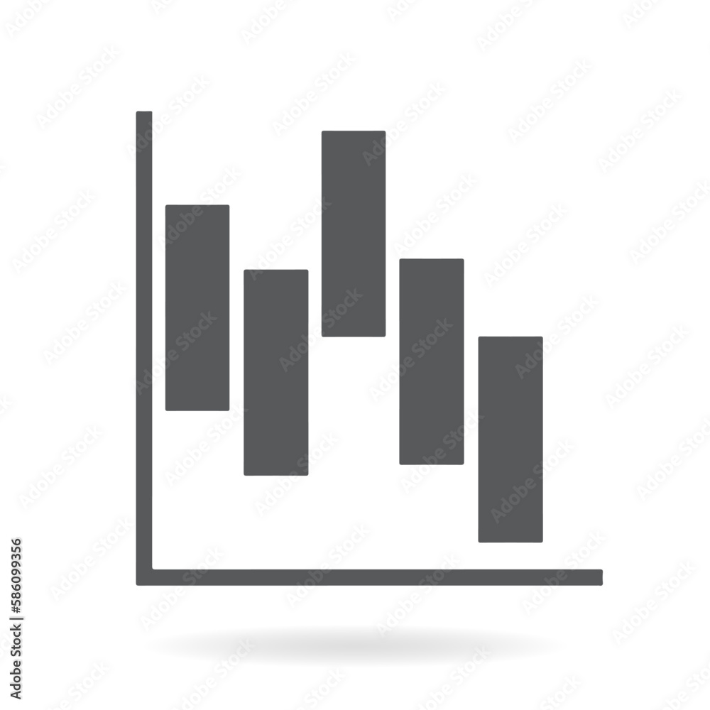 Financial chart icons. Set of Histogram graph. Growth, Trade and Investment chart. Stock exchange, Candlestick and financial diagram graph. Financial chart icons. Set of Histogram graph. Growth, Trade and Investment chart. Stock exchange, Candlestick and financial diagram graph.