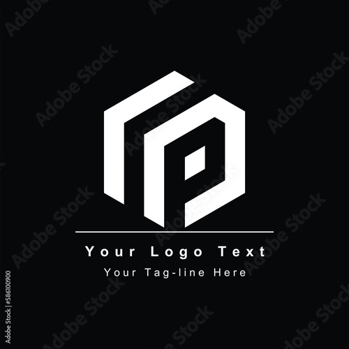 LP initial logo design icon template business
