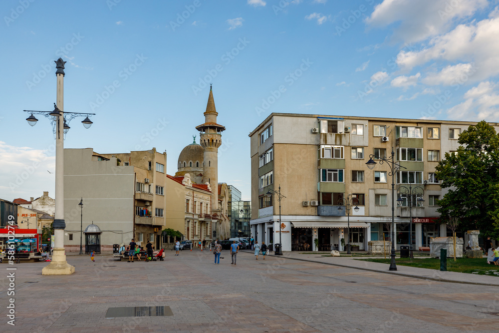 The City of Constanta at the Black Sea in Romania