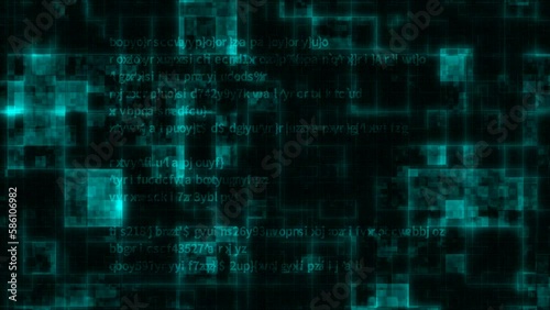 Wallpaper Mural プログラムコードのイメージのアニメーション背景 Torontodigital.ca