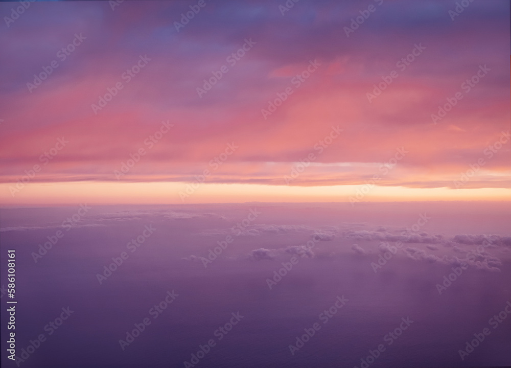 Sky above the clouds background with copy space Sky above the clouds background with copy space