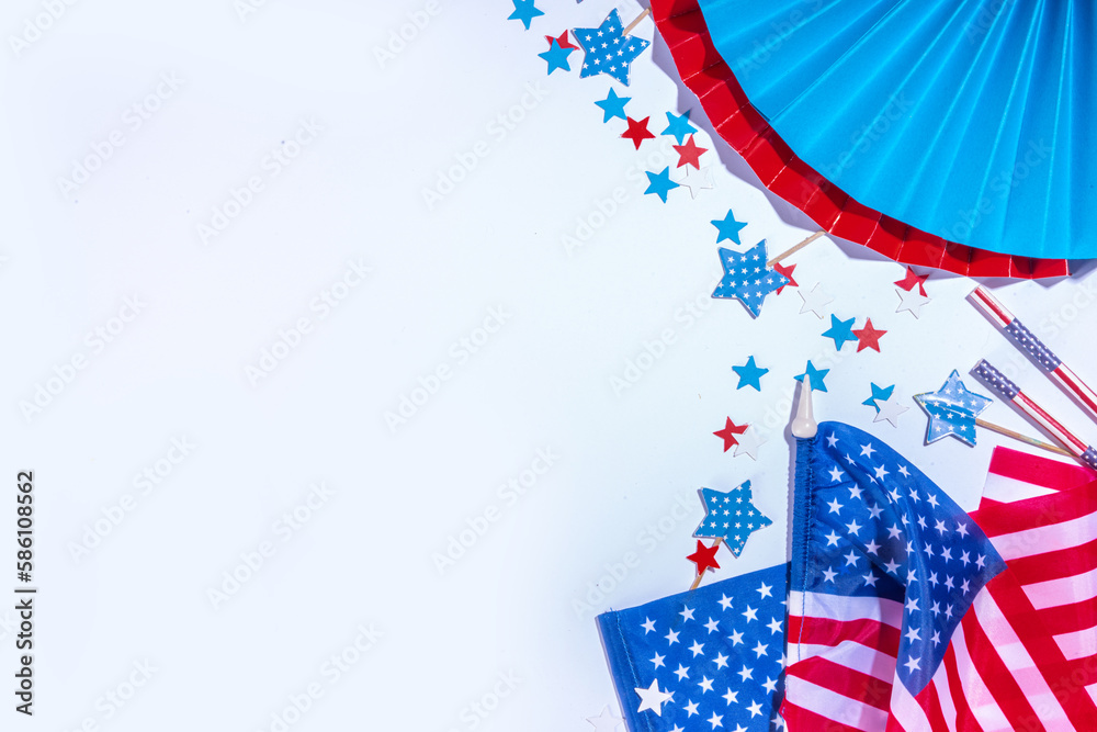 Obraz premium 4 july independence day background