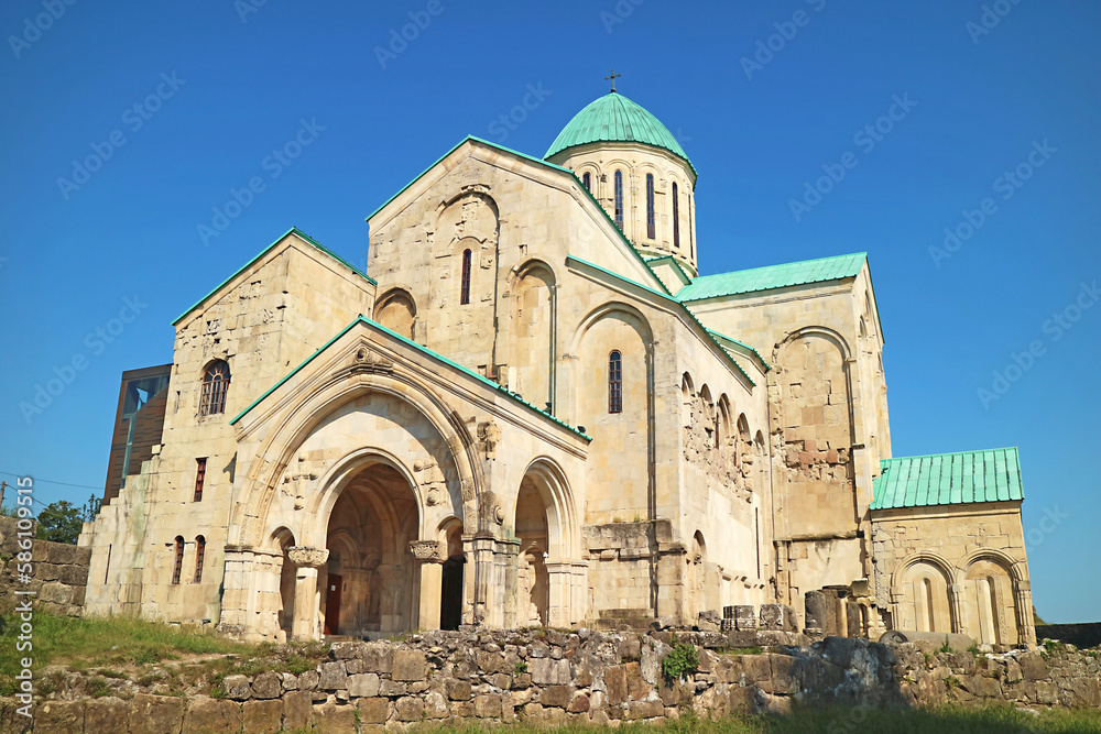 Bagrati Cathedral or the Cathedral of the Dormition, Located on the Ukimerioni Hill in Kutaisi City, Imereti Region, Georgia