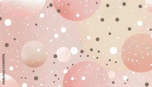 A seamless pattern featuring softly painted watercolor dots in various sizes, in a peaceful and dreamy color palette, Watercolor Dots Pattern, Abstract Art, watercolor pattern, Generate Ai