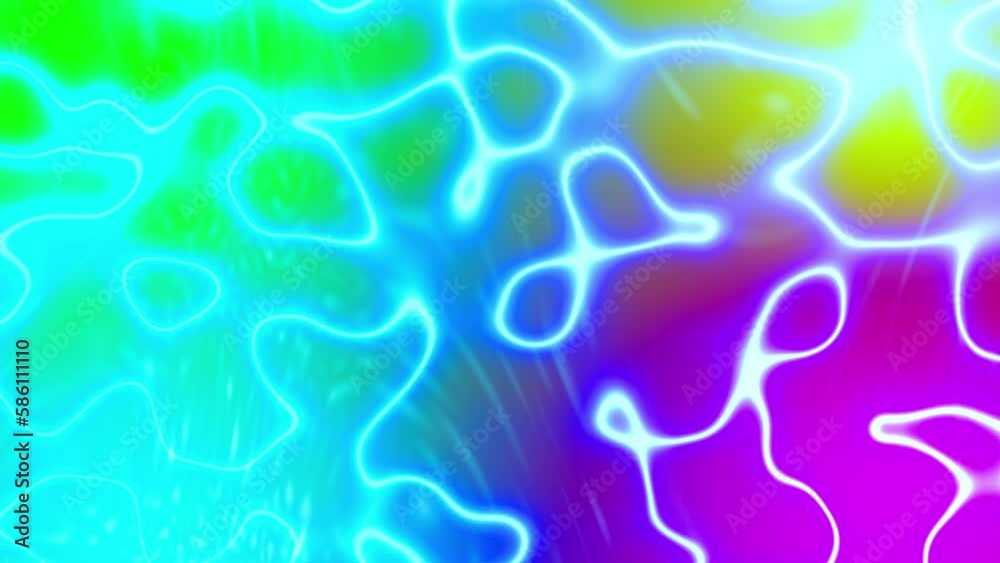 Blue wave plasma pattern in gradient blur chaos background. 2D computer rendering pattern Blue wave plasma pattern in gradient blur chaos background. 2D computer rendering pattern