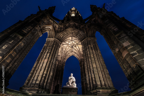 Scott Monument, Edinburgh at Night