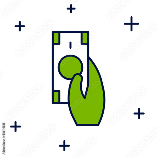 Filled outline Fast payments icon isolated on white background. Fast money transfer payment. Financial services, fast loan, time is money, cash back concept. Vector