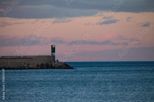 Rompeolas de entrada al puerto de Gandía