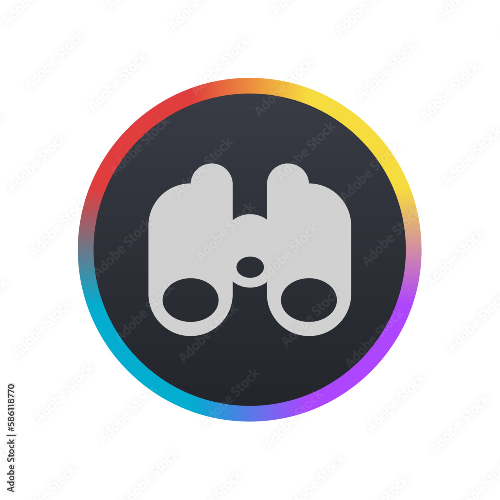 Binoculars - Pictogram (icon) Binoculars - Pictogram (icon)
