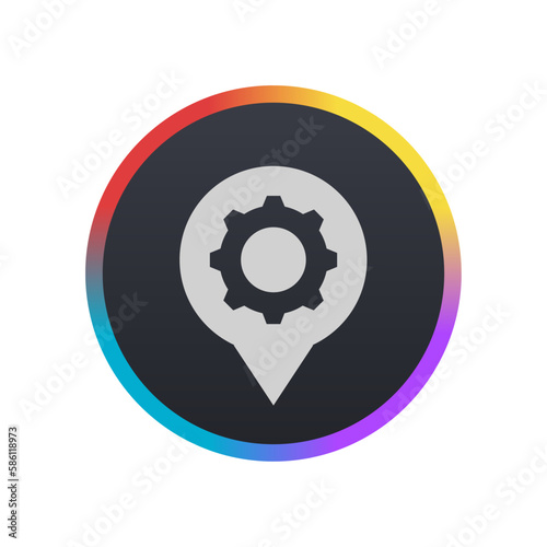 Location Settings - Pictogram (icon) 