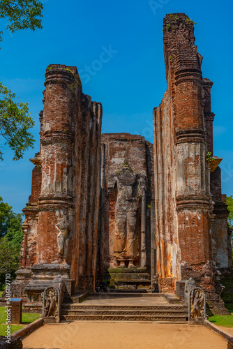 lankatilaka ruins at Polonnaruwa, Sri Lanka photo