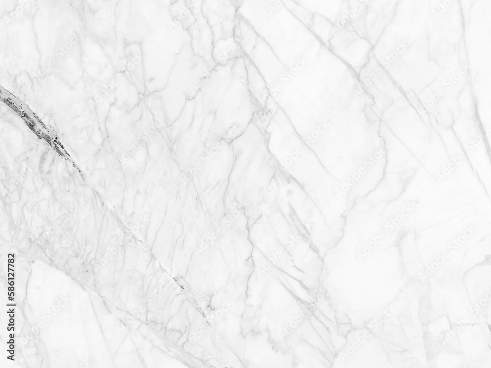 Obraz premium White marble grunge texture with shiny gray cracks veins pattern abstract background design for your creative design.