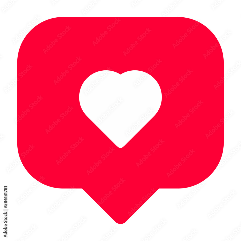 social media like icon transparent, love reation icon vector illustration \ social media like icon transparent, love reation icon vector illustration \