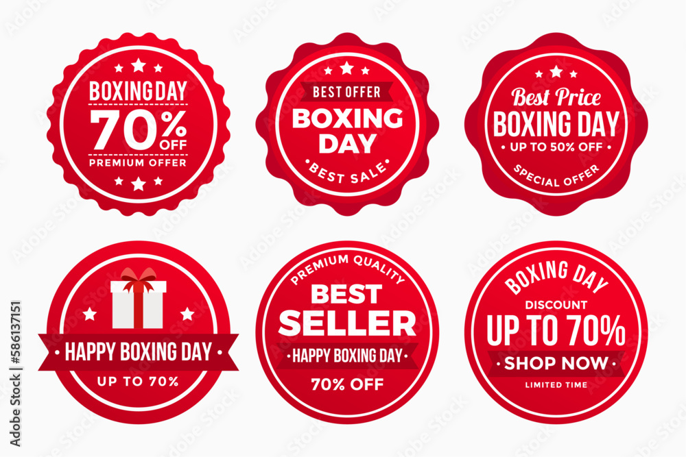 Obraz premium Set of labels discount collection