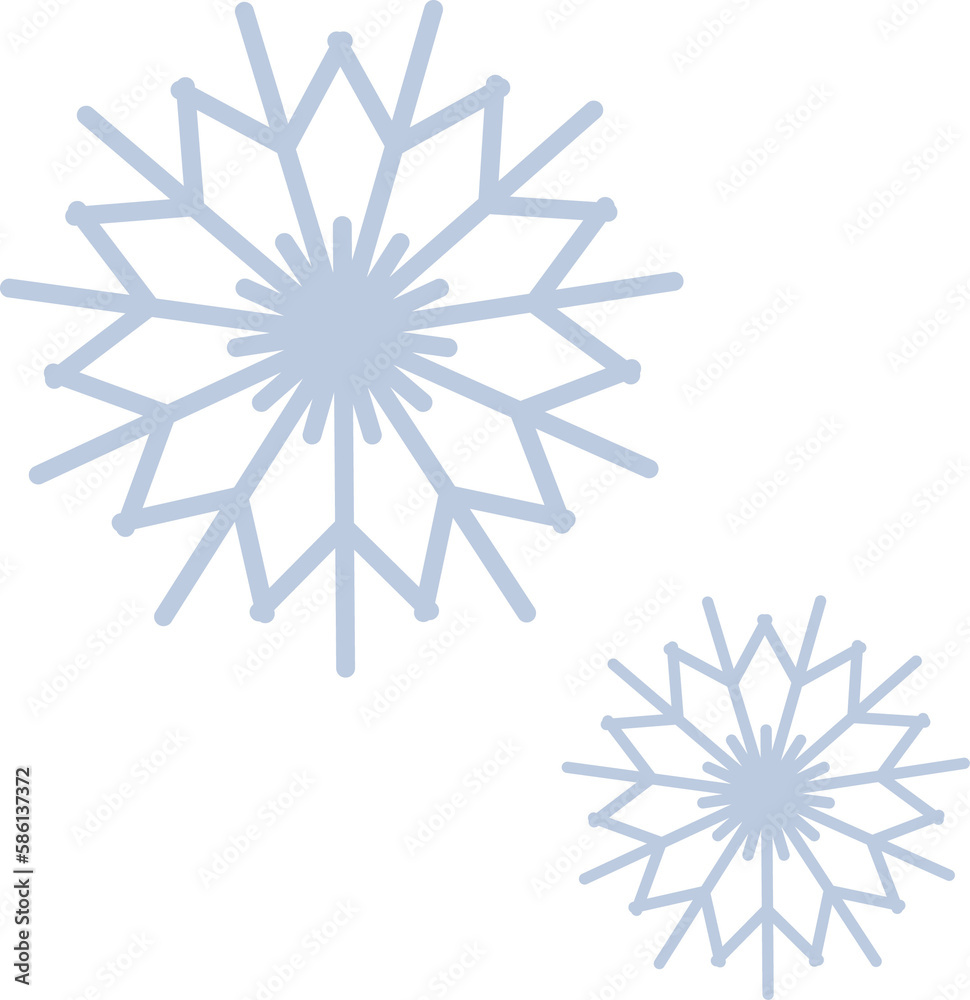 Snowflake pattern icon, representing snow and cold, elements of winter and Christmas Snowflake pattern icon, representing snow and cold, elements of winter and Christmas