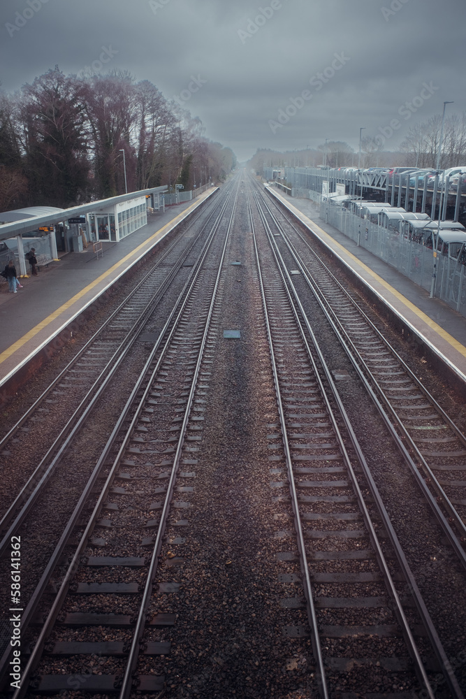 Naklejka premium Fleet Railway Station , England
