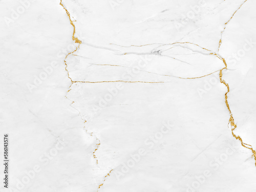 White and gold marble texture background design for your creative design, Horizontal image.	
