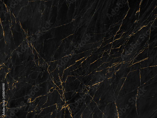 Black and gold marble luxury wall texture with shiny golden line pattern abstract background design for a cover book or wallpaper and banner website.	
