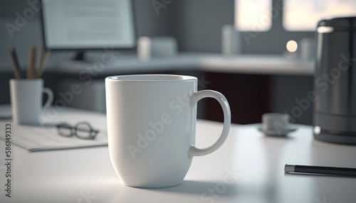 Connections Over Coffee as an Office Coffee Break Refreshes the Mind and Soul Generated by AI